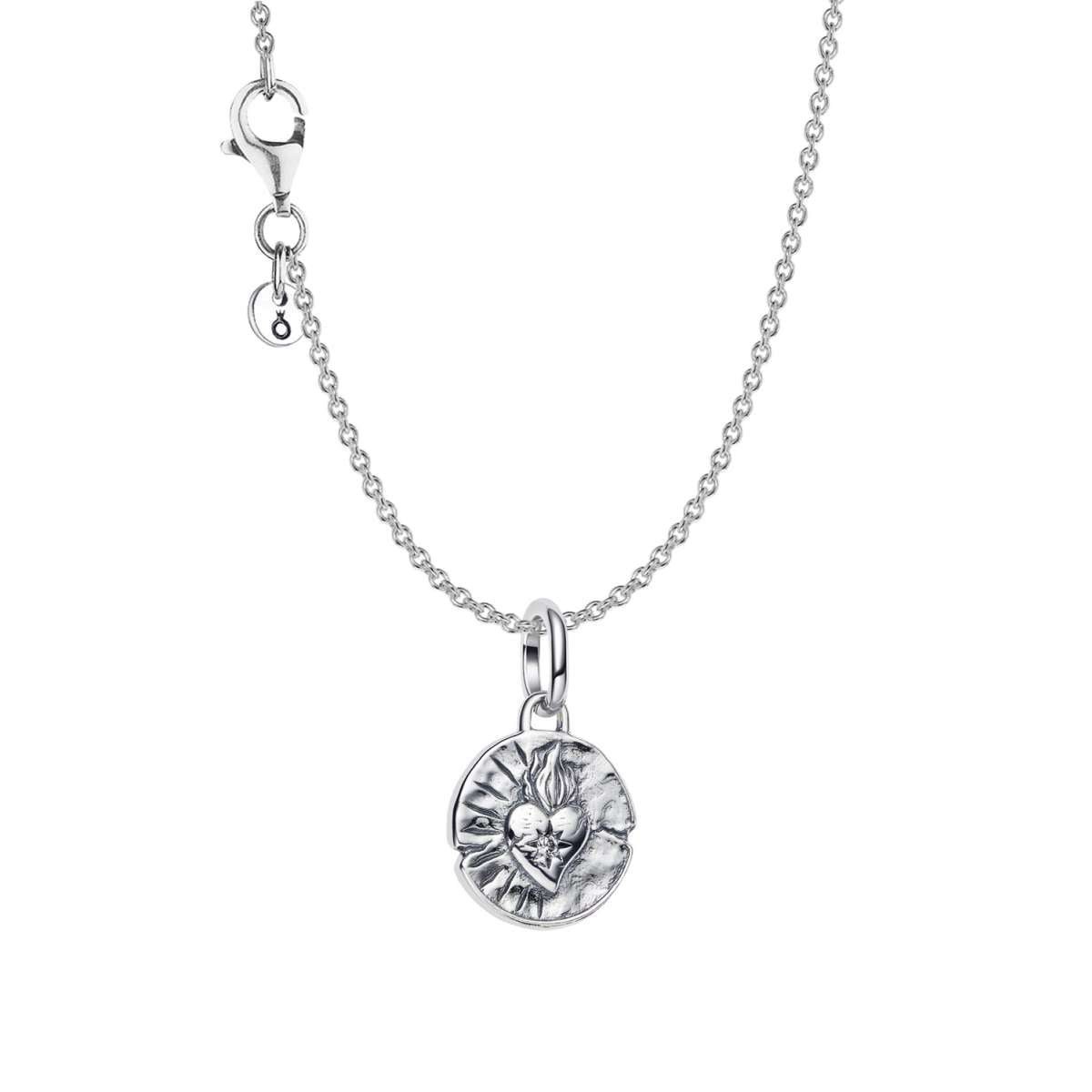 Pandora Kette mit Anhänger 21018, für Damen Silber Geschenkset Herz