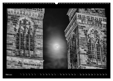 CALVENDO Wandkalender Nürnberg - Ansichten in schwarz und weiß (Premium, hochwertiger DIN A2 Wandkalender 2023, Kunstdruck in Hochglanz)