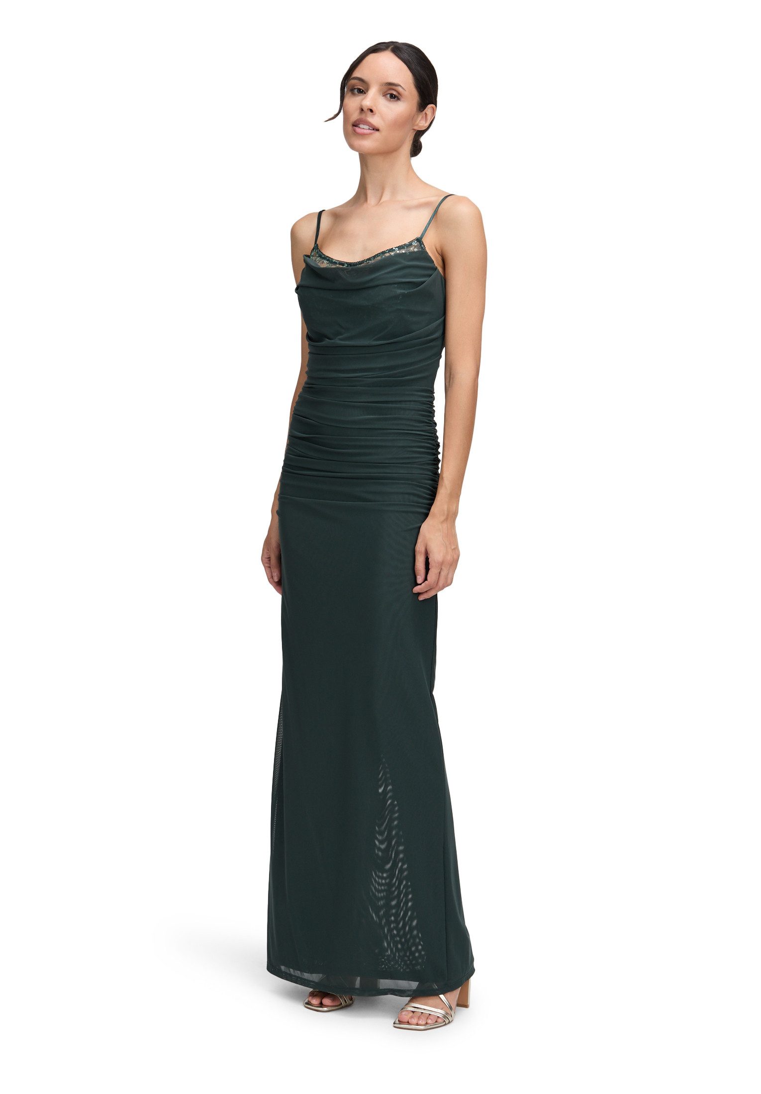 Vera Mont Abendkleid Damen Abendkleid mit Spitzeneinsatz günstig online kaufen