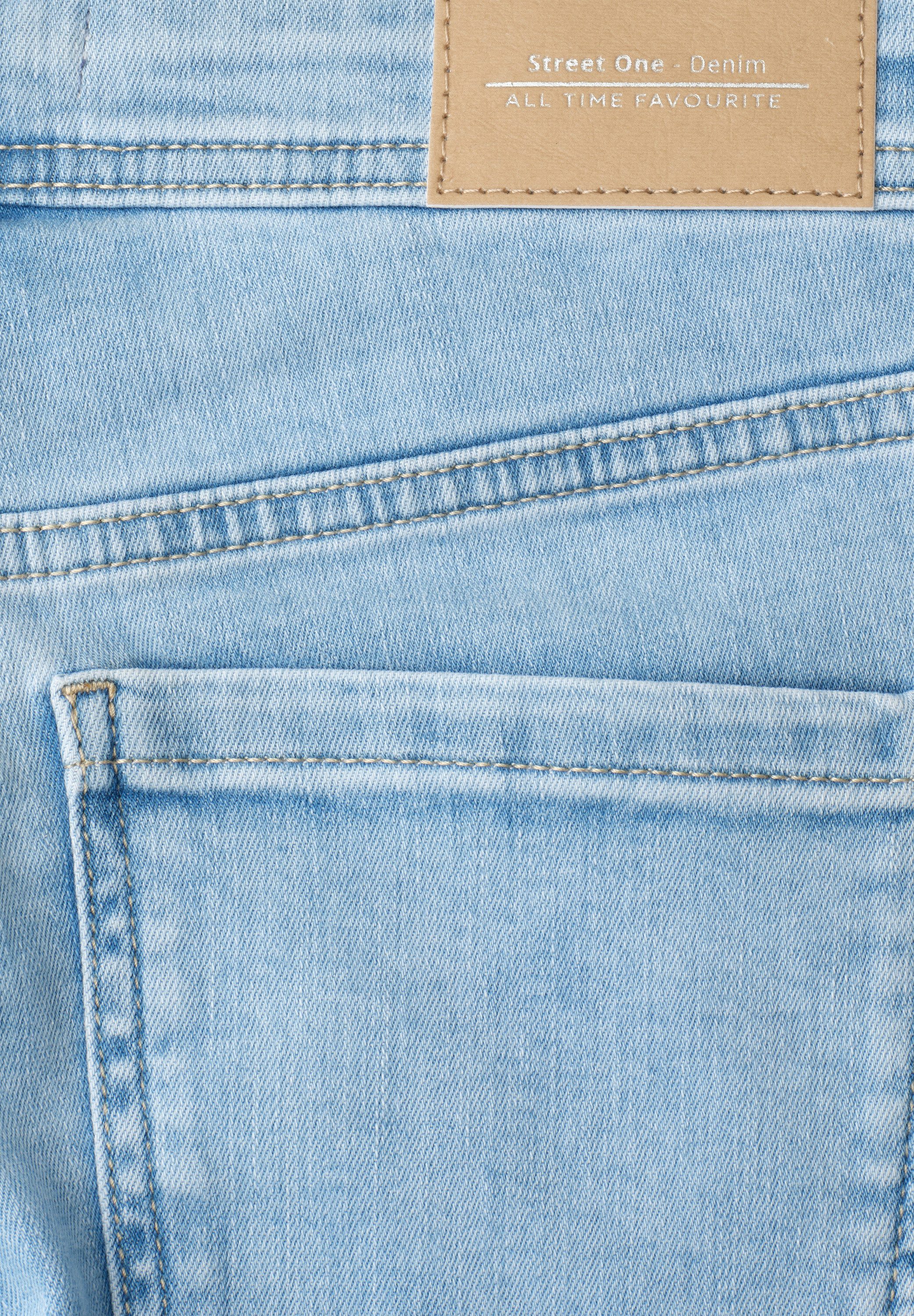 STREET ONE Slim-fit-Jeans Middle Waist