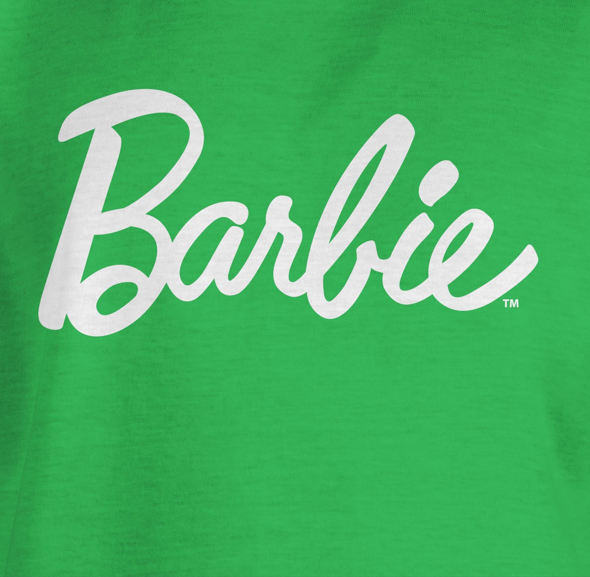 weiß Shirtracer 3 T-Shirt Barbie Barbie Grün Mädchen Logo