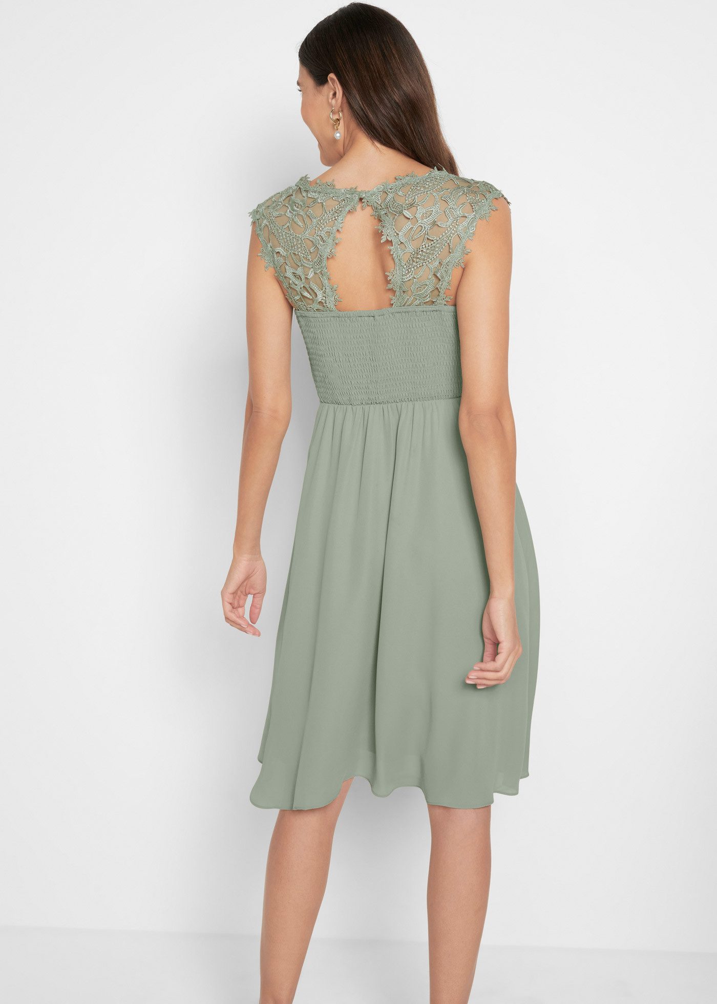 bonprix Minikleid Minikleid mit Spitze günstig online kaufen