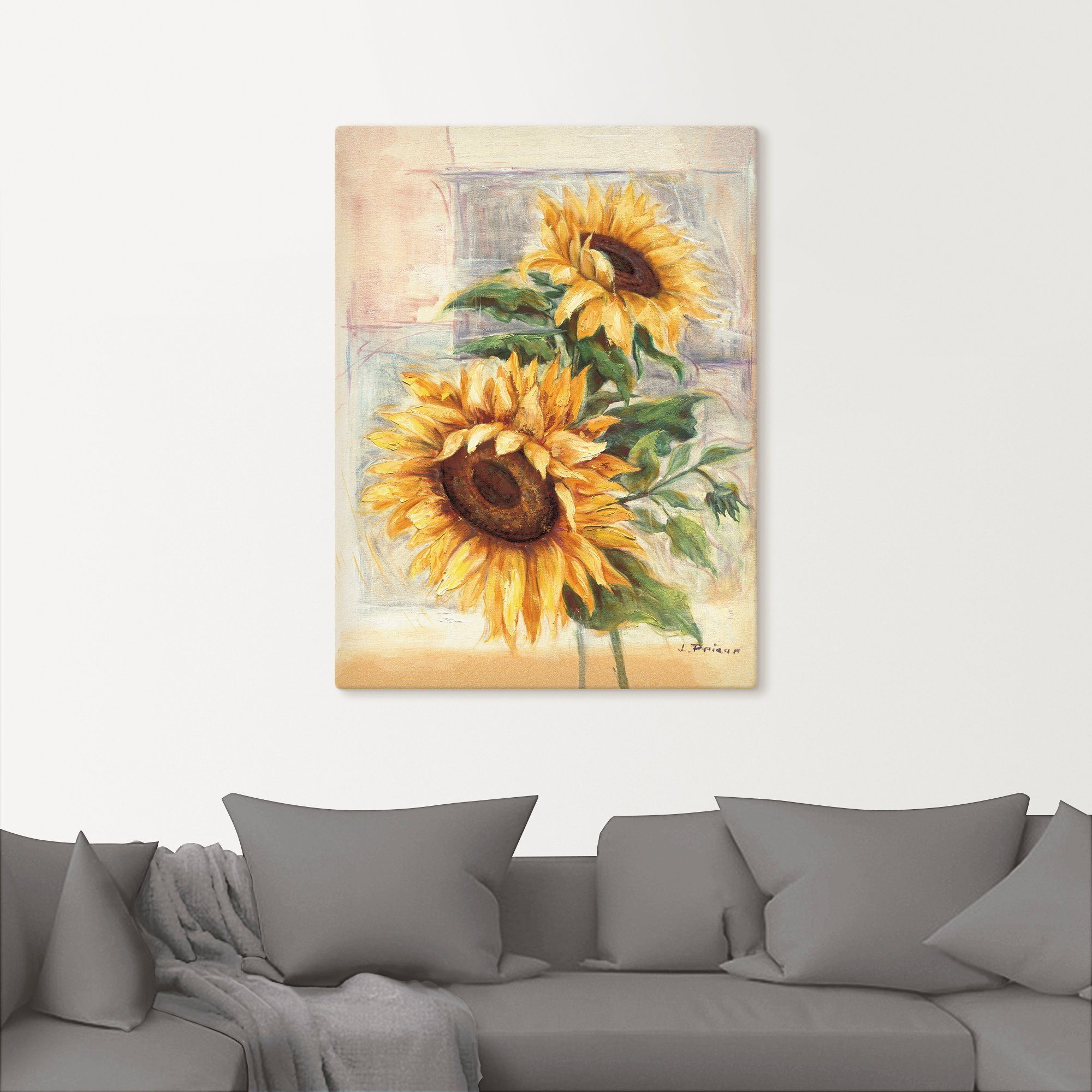 Artland Wandbild Sonnenblumen II, Blumen (1 günstig online kaufen