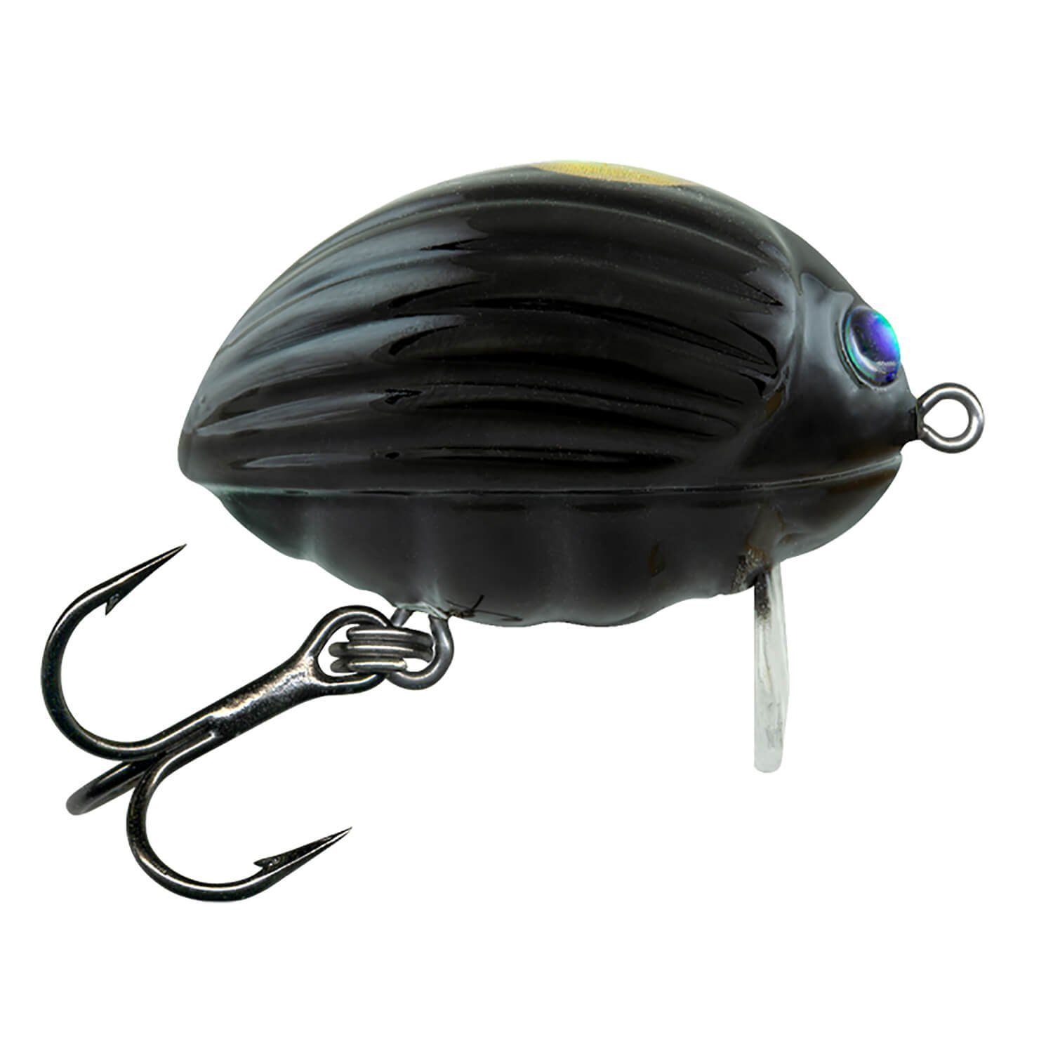 Salmo Kunstköder Salmo Wobbler Lil Bug Black Bug 3cm 4,3g, (1-St) | Kunstköder