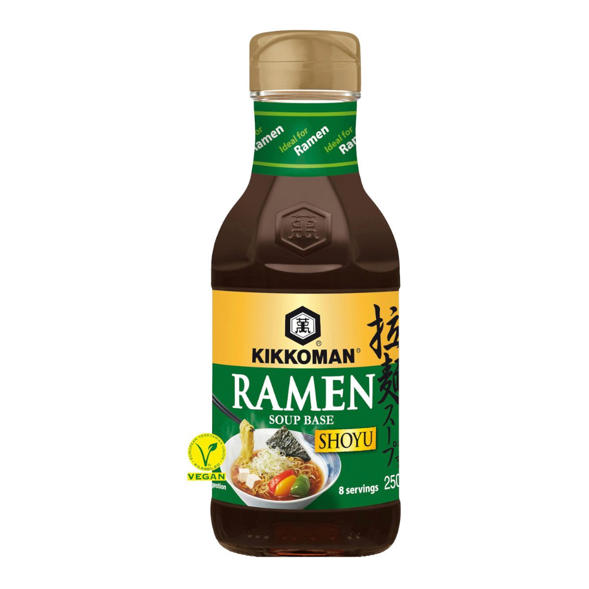 Develey Saucen, Kikkoman Ramen-Suppenbasis Sojasauce Geschmack Flasche 250ml