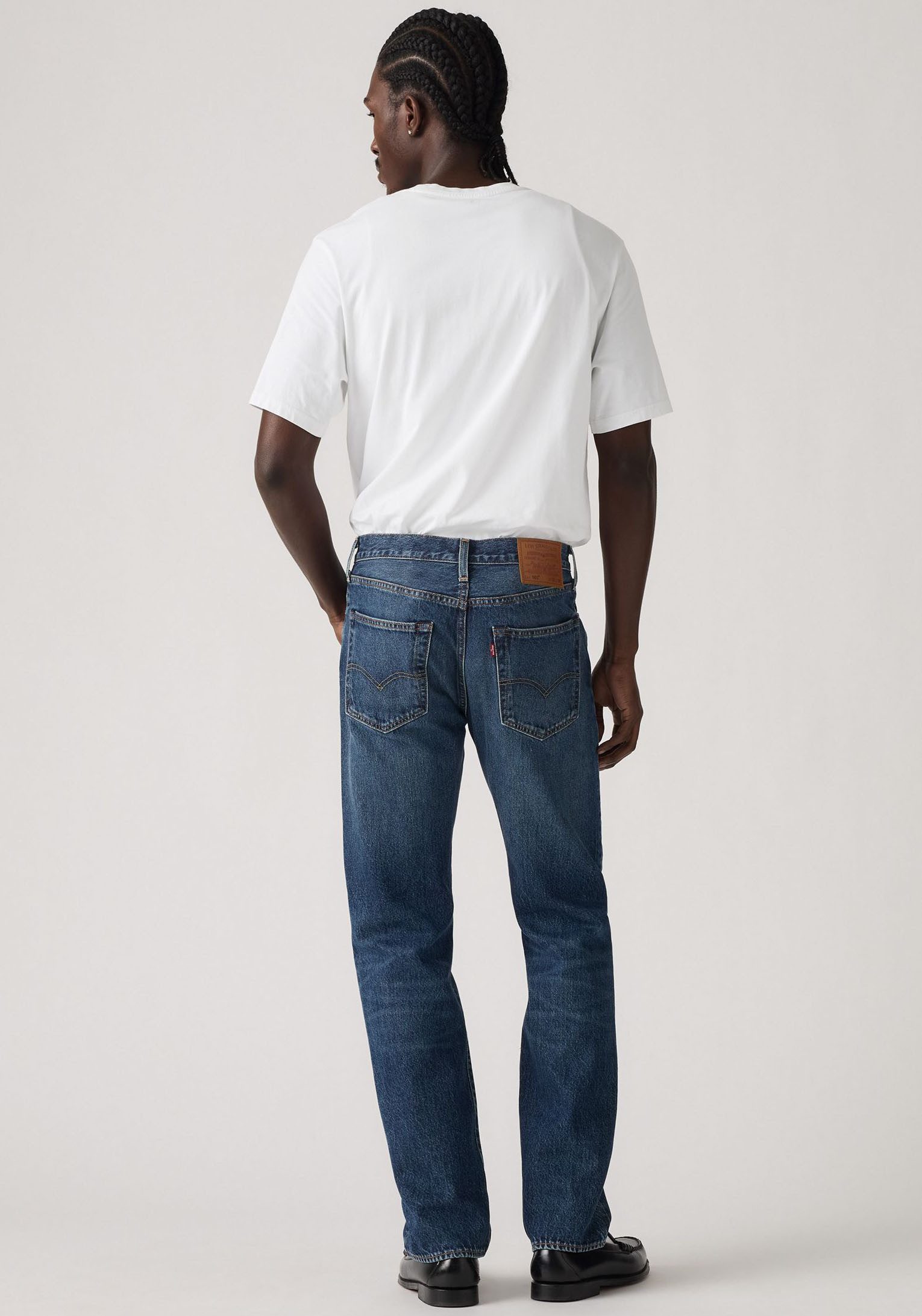 Levi's® Straight-Jeans 501 LEVI'S ORIGINAL mit Markenlabel – Bild 4 von 5