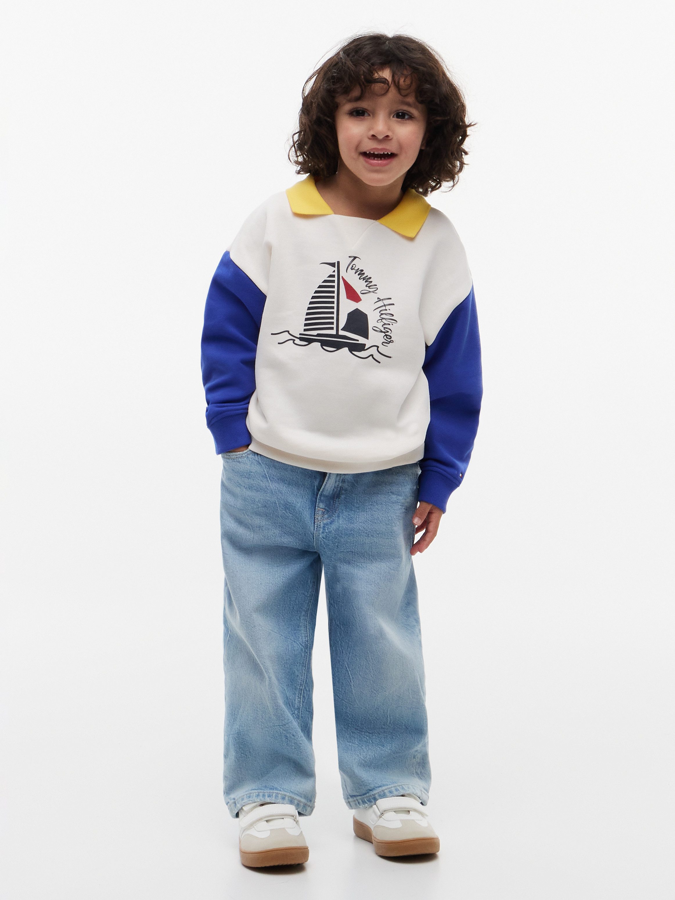 Tommy Hilfiger Sweatshirt Kinder bis 16 Jahre, Druck – Bild 4 von 5