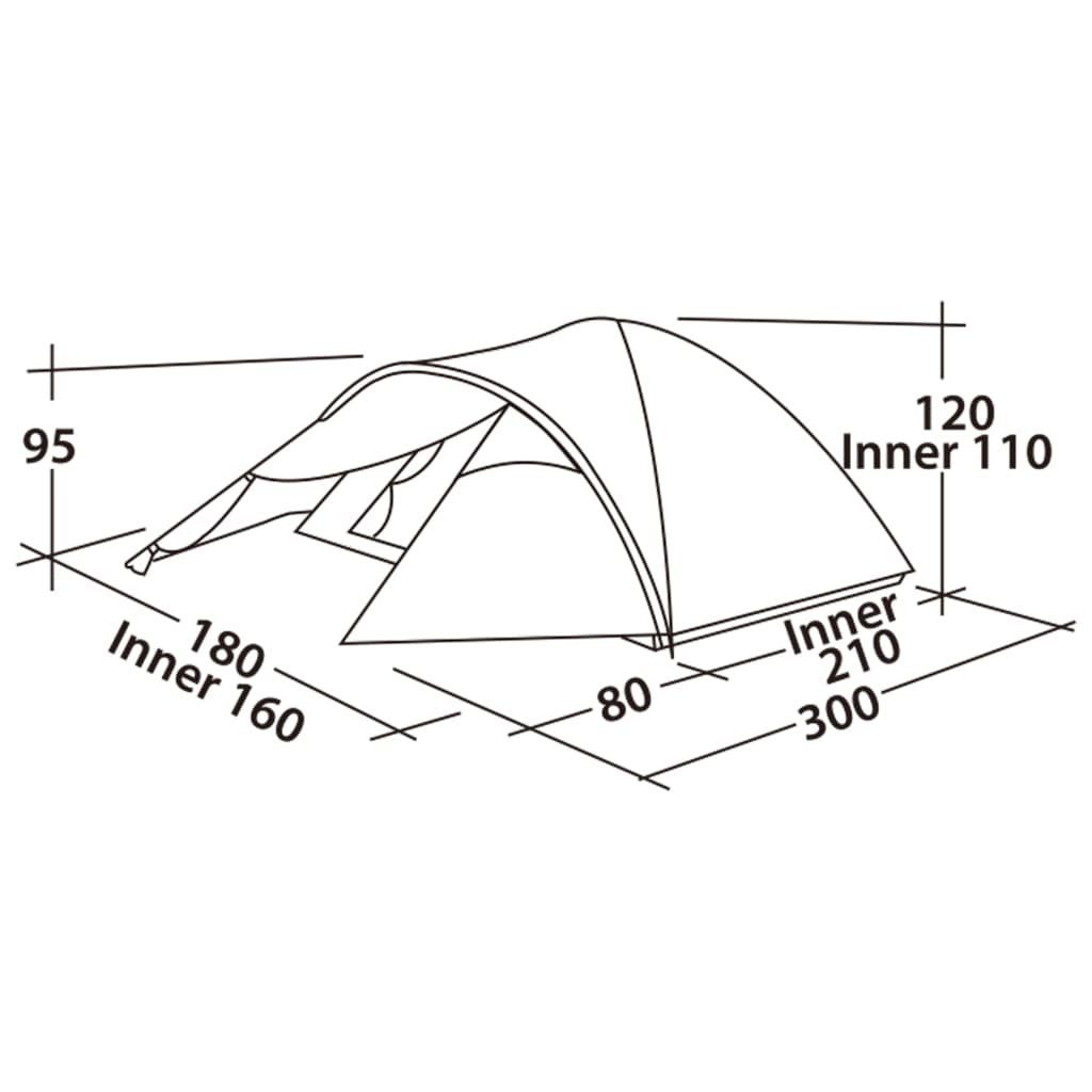 easy camp Vorzelt Zelt Quasar 300 für 3 Personen Grün, (1 tlg)