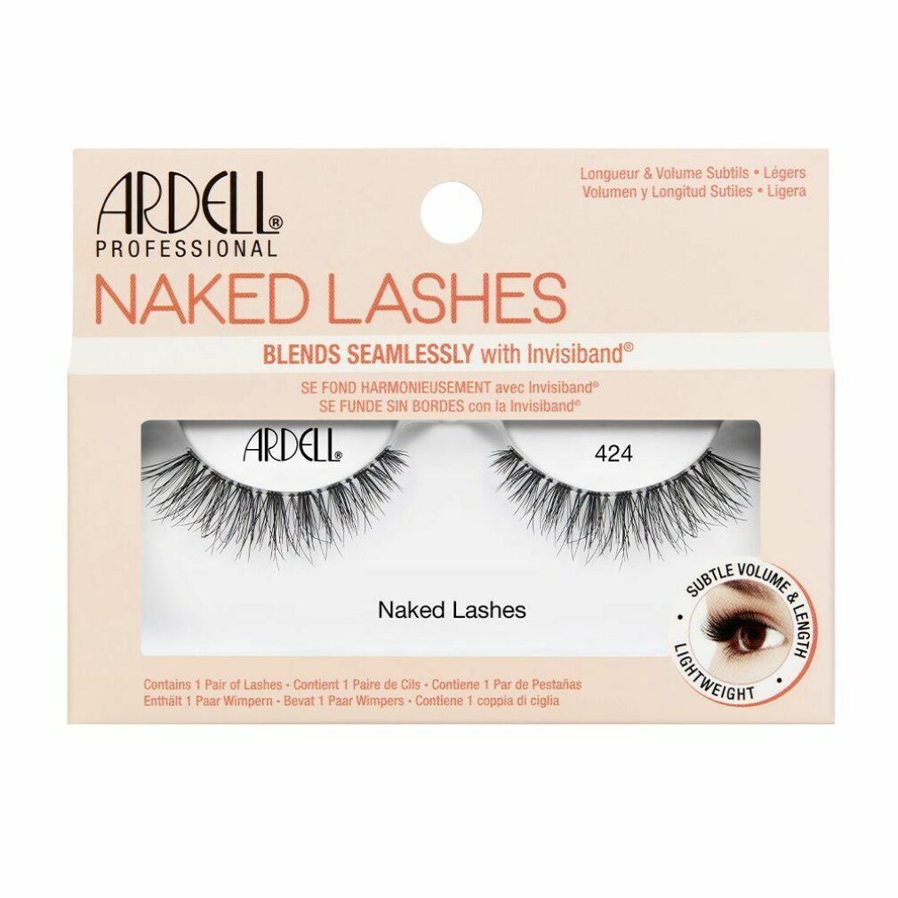 ARDELL Einzelwimpern Künstliche Wimpern 424 Naked Lashes (1 Paar), 2 St