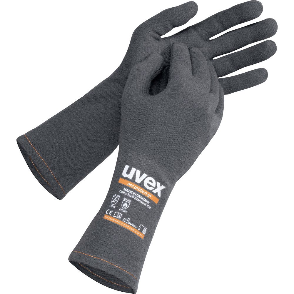 Uvex Arbeitshandschuhe uvex 6083808 arc protect g1 Arbeitshandschuh Größe (Handschuhe): 8