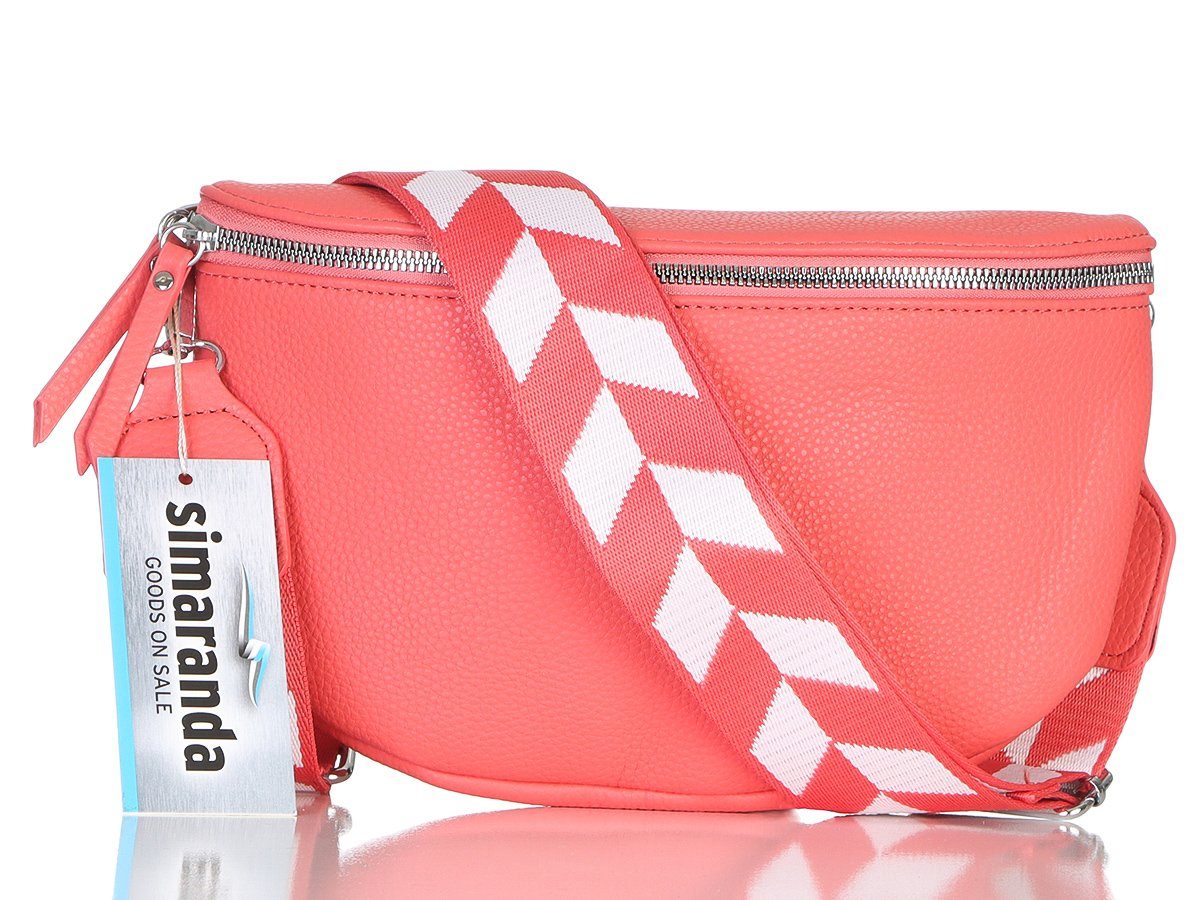 simaranda Handtasche Gürteltasche Damen 25 Lachs Klein 23 x 14 x 7 cm günstig online kaufen