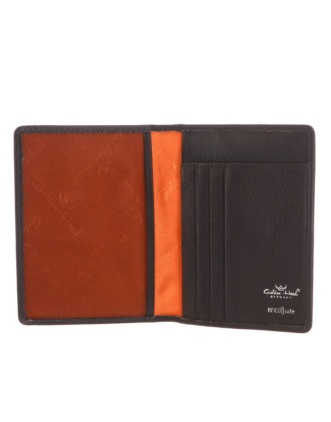 Golden Head Etui Ausweisetui 4480, aus echtem Rindsleder mit RFID-Blocker Schutz