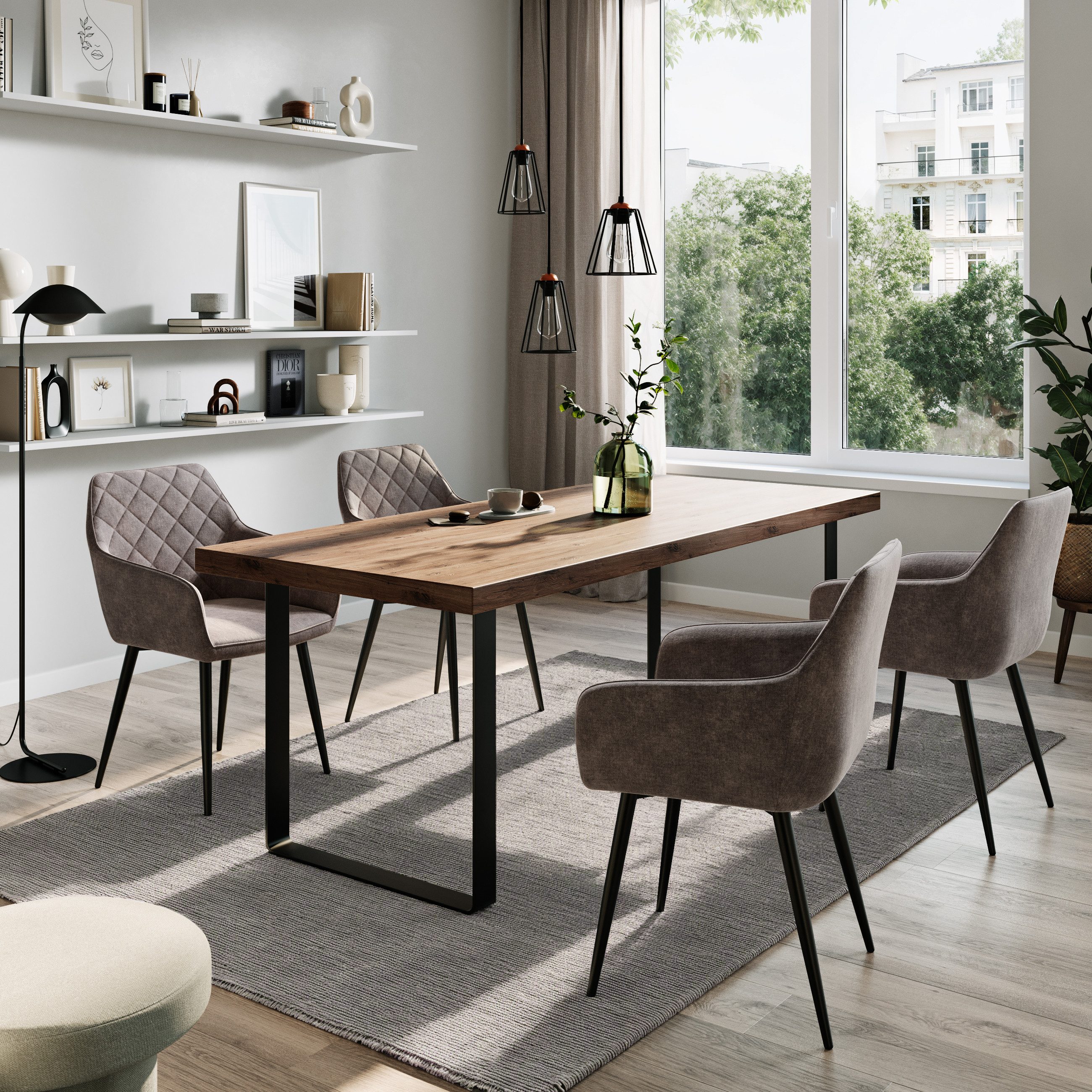 Home Collective Esszimmerstuhl Küchenstuhl Bürostuhl aus günstig online kaufen