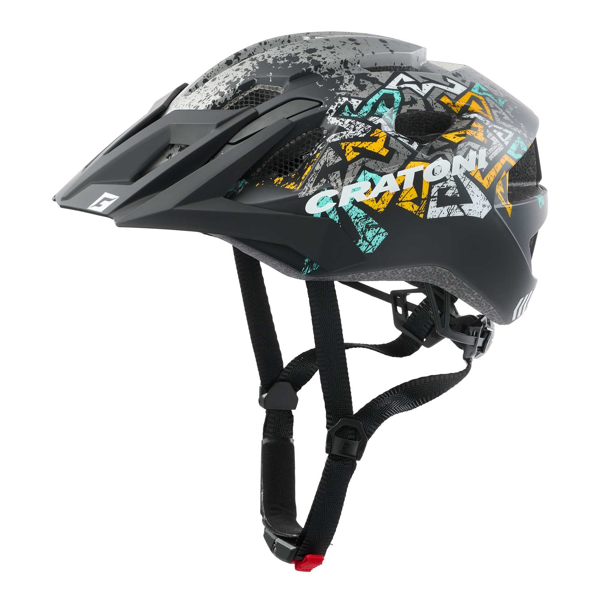 Cratoni Fahrradhelm AllRide Junior matt wild/anthrazitgrau