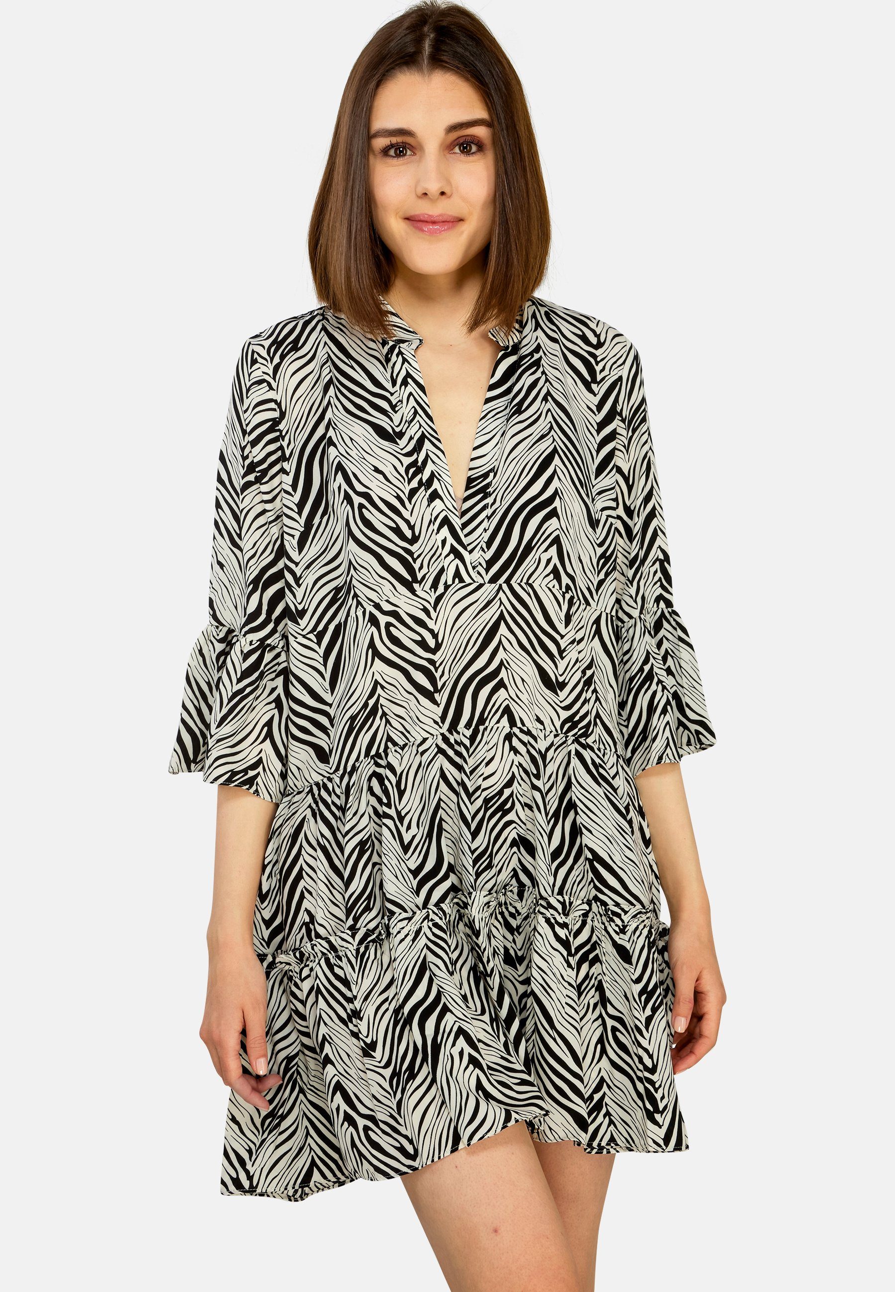 Tooche Abendkleid Zebra 1 atmungsaktiv