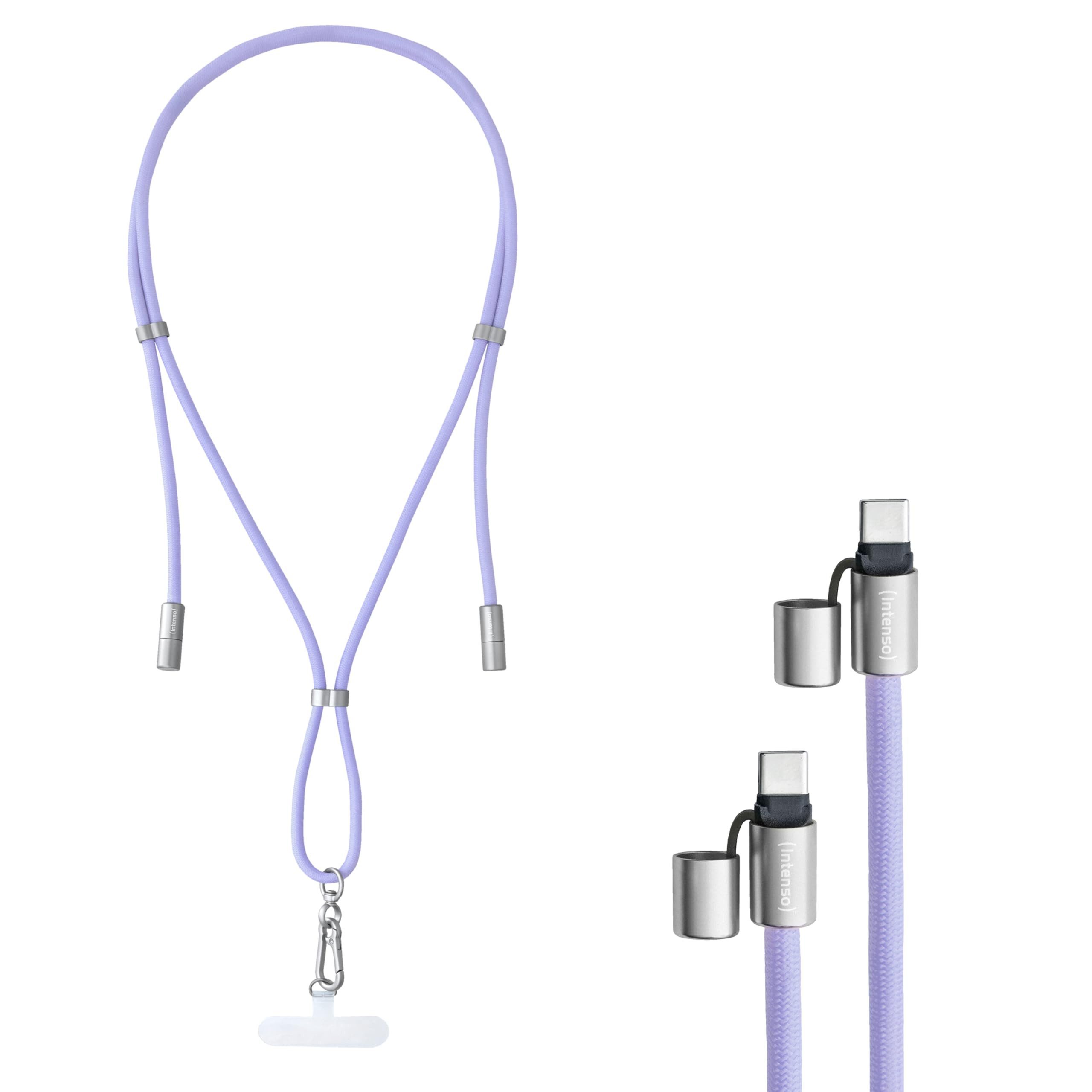 Intenso Verteiler 7991003, Schnellladen 60W, USB-C, größenverstellbar, Lila