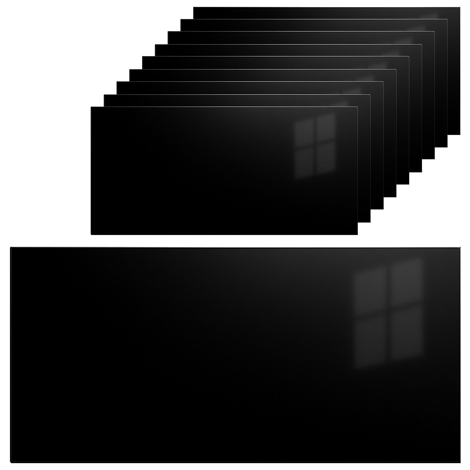 HOOZ Wandpaneel Selbstklebende Стеновые панели 10er Set 30x60 cm – Wandverkleidung modern, BxL: 60x30 cm, 0,18 qm, (Set, 10-tlg) abziehen, Paneel aufkleben und andrücken