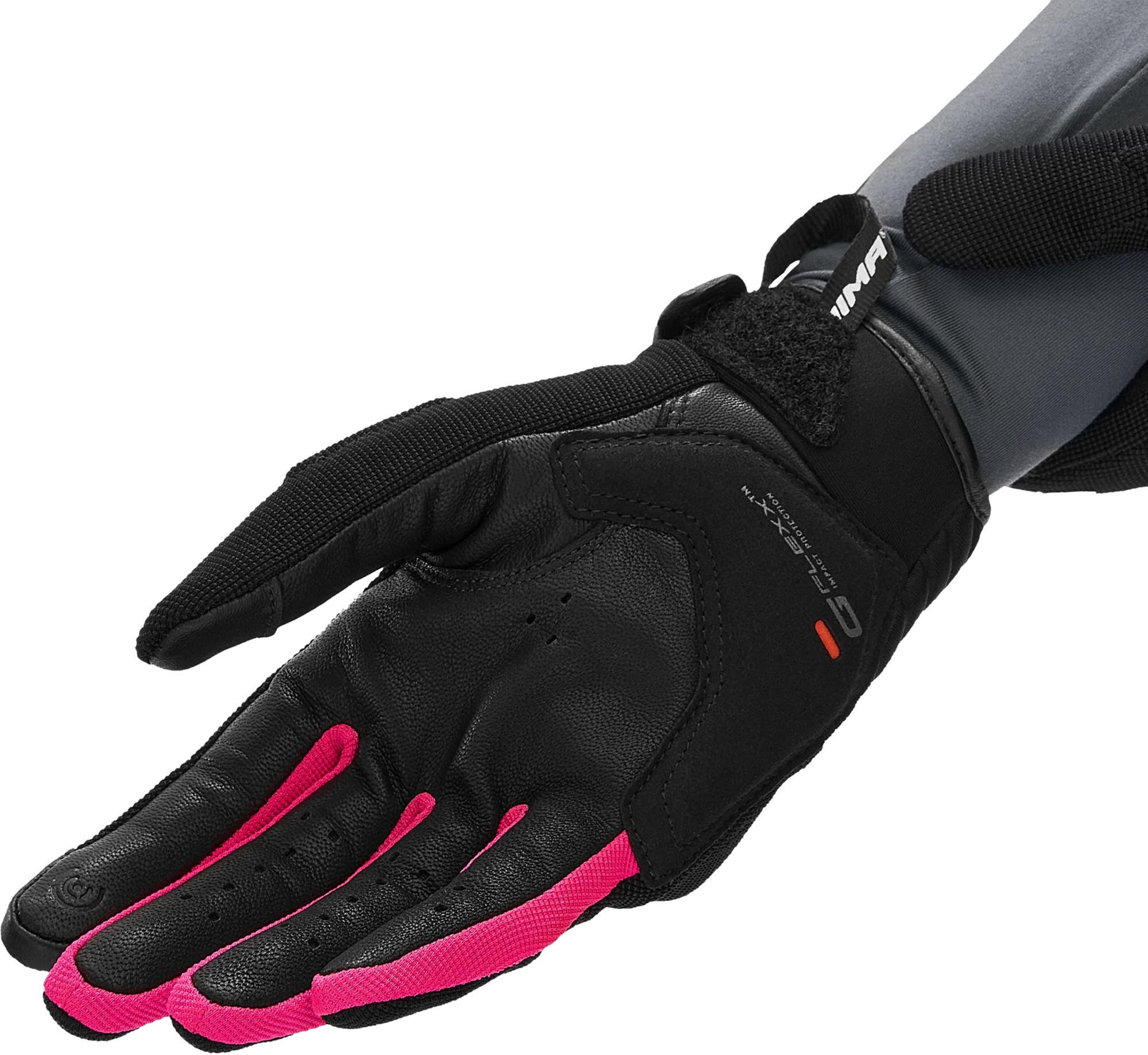 SHIMA Motorradhandschuhe Sonic Damen Motoradhandschuhe kurze Stulpe,Touchscreenbedienung möglich