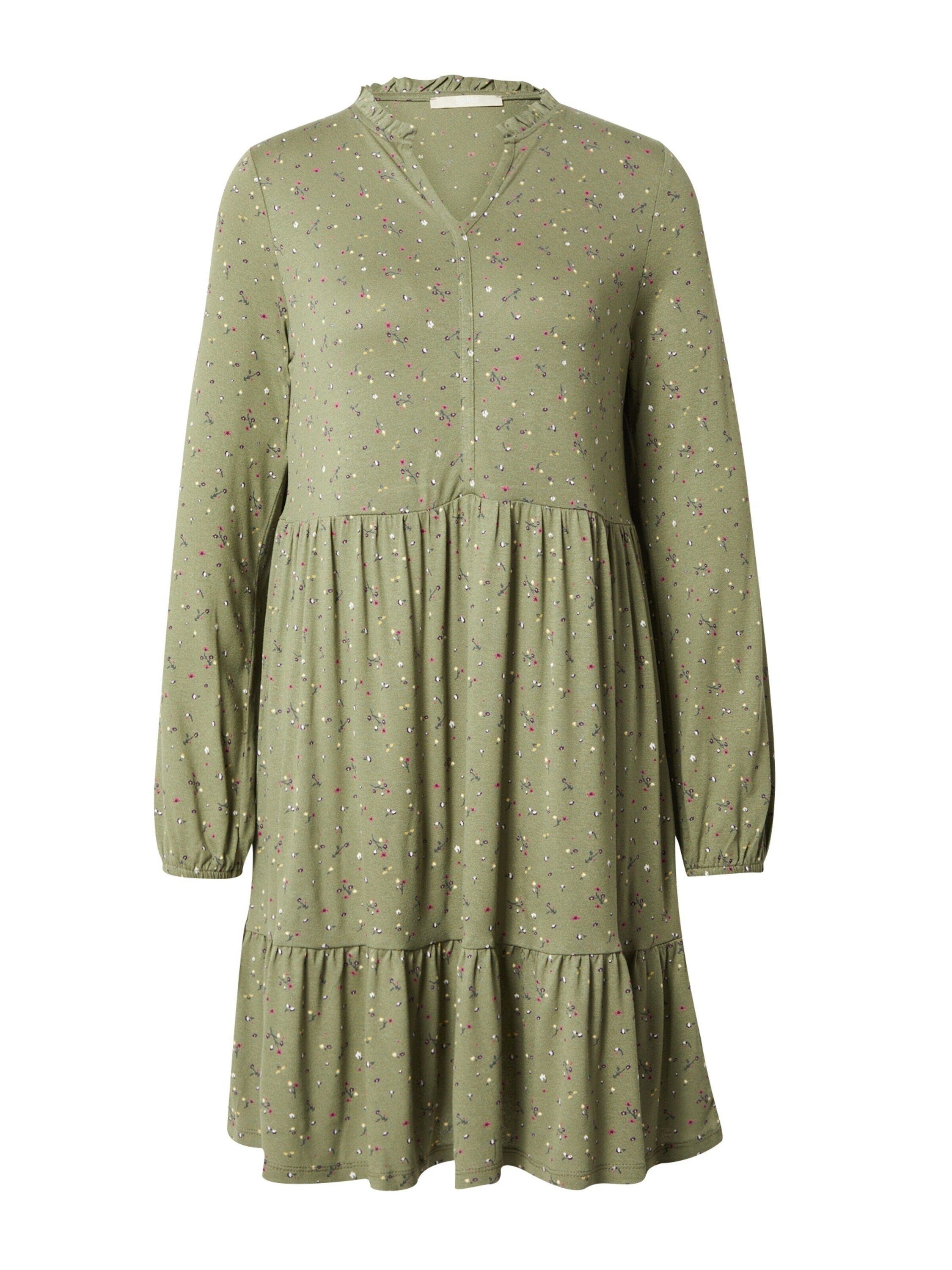 Esprit Jerseykleid (1-tlg) Volant