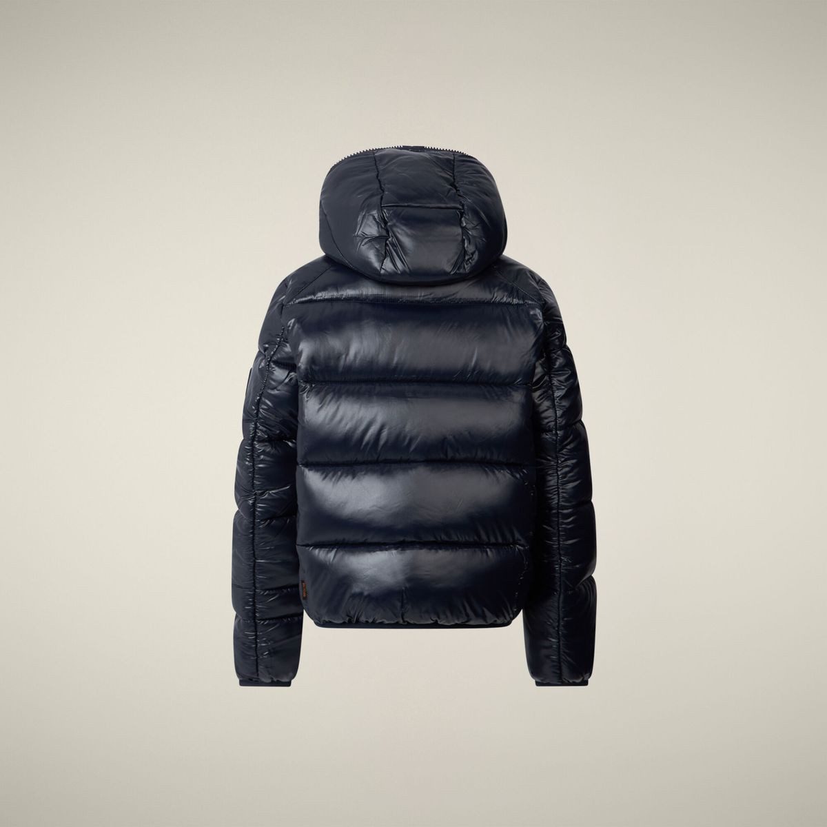 SAVE THE DUCK Steppjacke Artie Warme Jungenjacke mit glänzender Oberfläche, Kapuze und praktischen – Bild 2 von 4