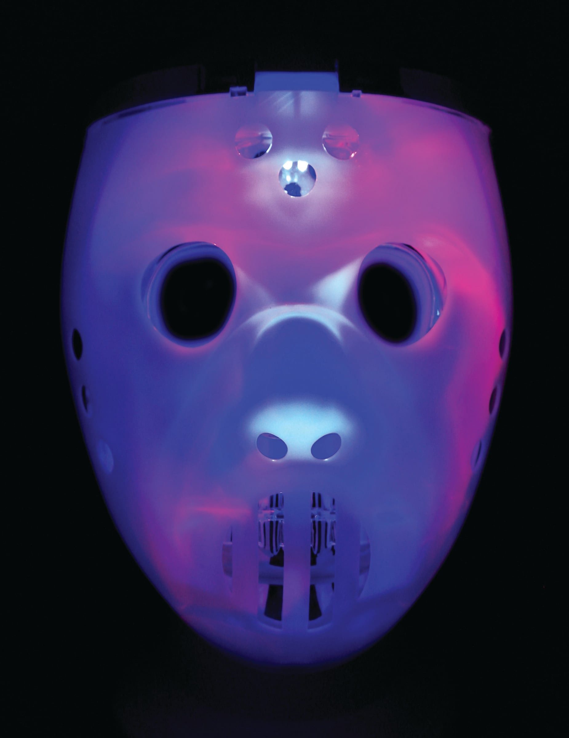 Rubie´s Kostüm Leuchtende 2 in 1 Hockey-Maske für Halloween