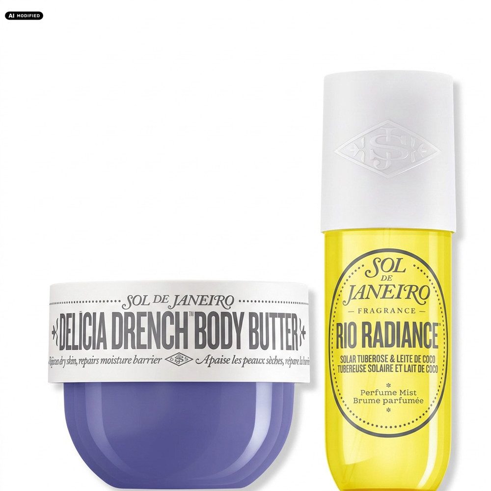 Sol de Janeiro Körpercreme Sol de Janeiro Pflege & Duft Duo, Pflegende Körperbutter und Duftmist in einem Set