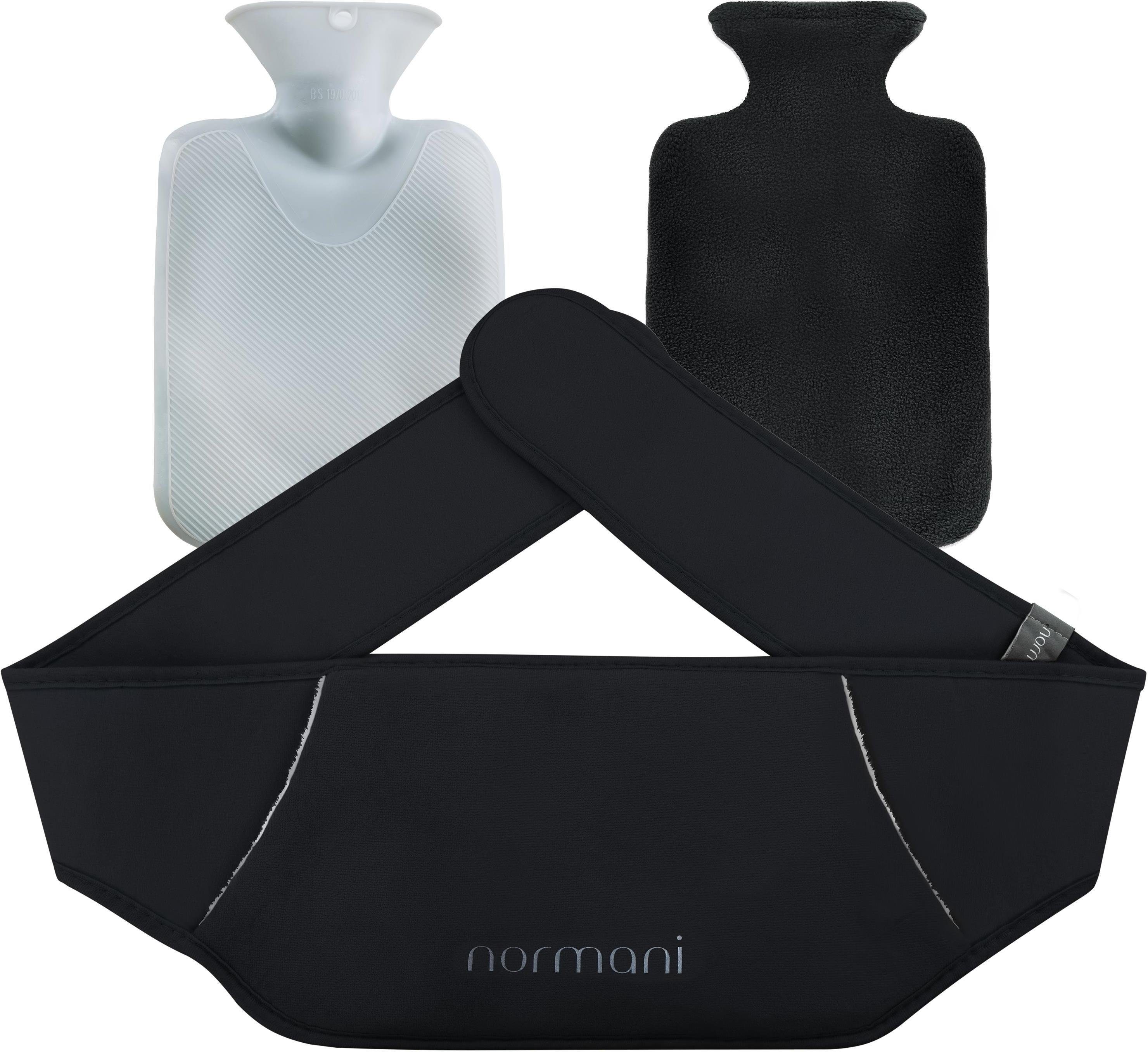 normani Wärmflasche Wärmflasche mit Gürtel extra groß Ninilchik, Wärmegürtel mit Taschen