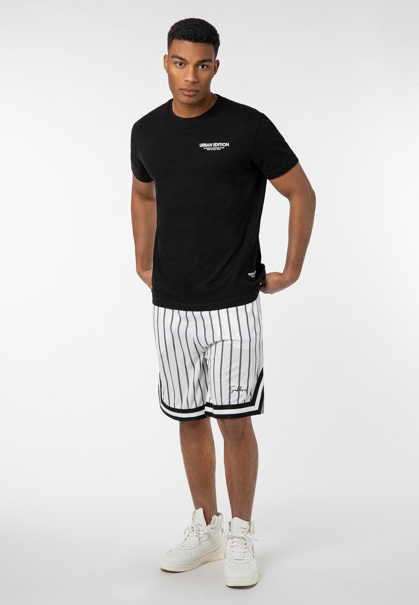 SUBLEVEL Shorts Herren Basketball Hose Bermuda Sport Sportlich, Streetwear, Locker, bequem