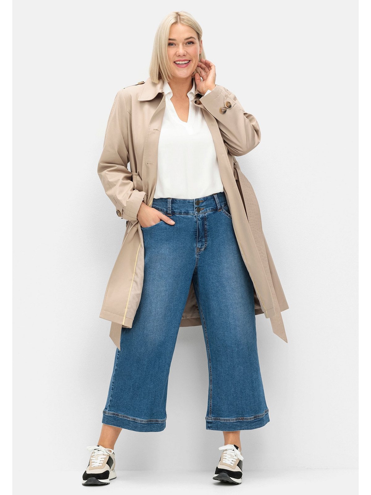 Stretch-Jeans Große Größen