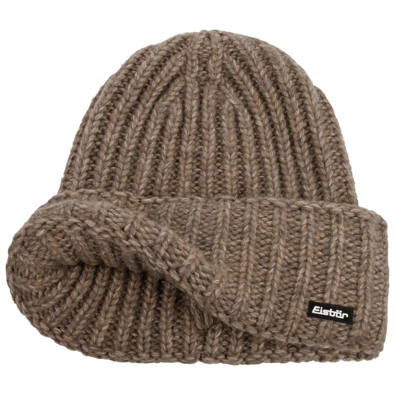 Eisbär Beanie (1-St) Strickmütze mit Umschlag, Made in Austria