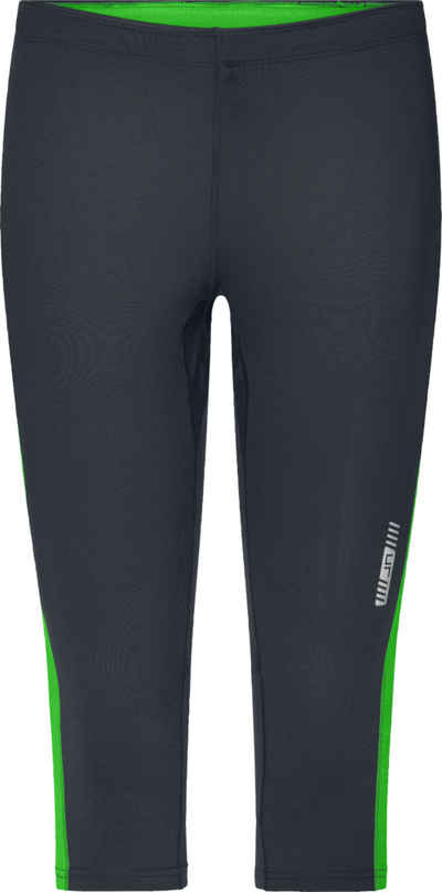 James & Nicholson Laufhose Damen 3/4 Laufhose Running Tights JN481 Weiche, elastische Qualität mit Elasthan