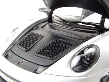 Norev Modellauto Porsche 911 GT3 RS Weissach Package 2022 silber Modellauto 1:18 Norev, Maßstab 1:18