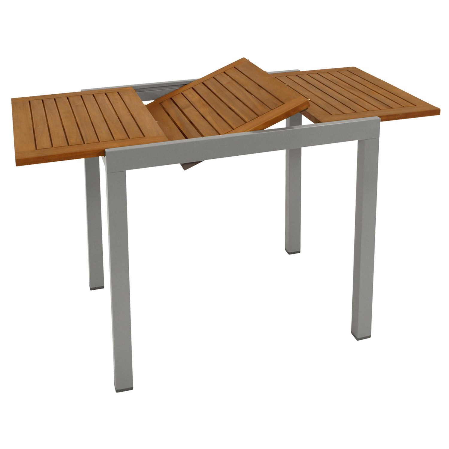 DEGAMO Gartentisch VAIL ausziehbar, 80/120x70cm, Alu günstig online kaufen