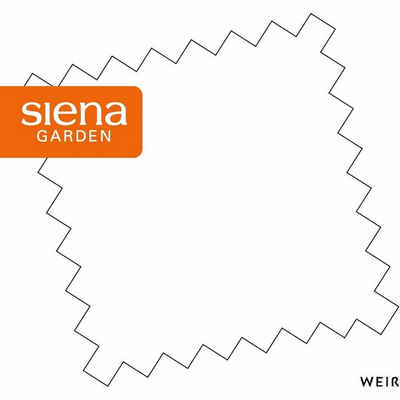 Siena Garden Pavillon Dachbezug weiß zu Pavillon Berlino 4x4m, Bezug aus Polyester, PU-besch