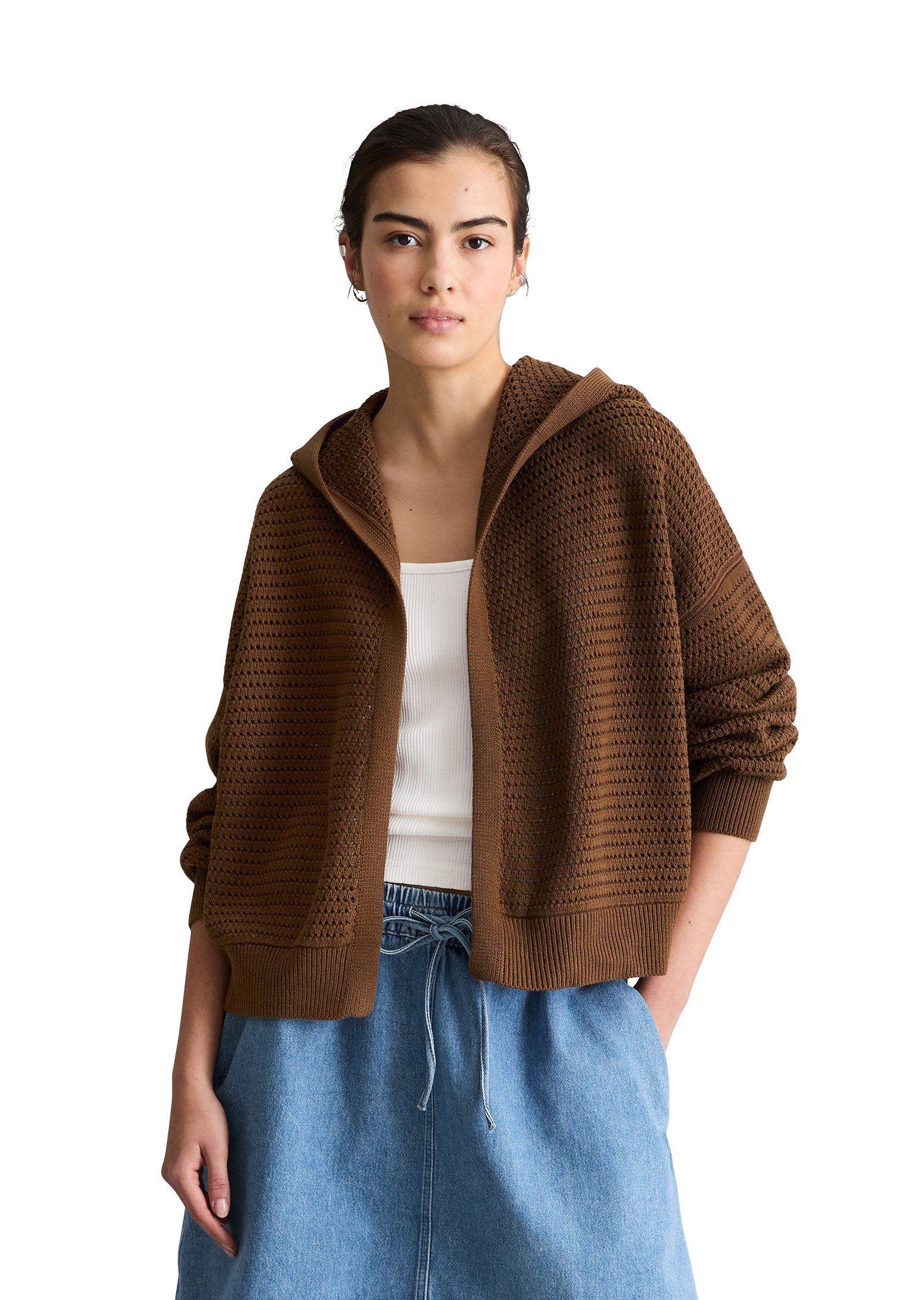 Marc O'Polo DENIM Cardigan aus Organic Cotton