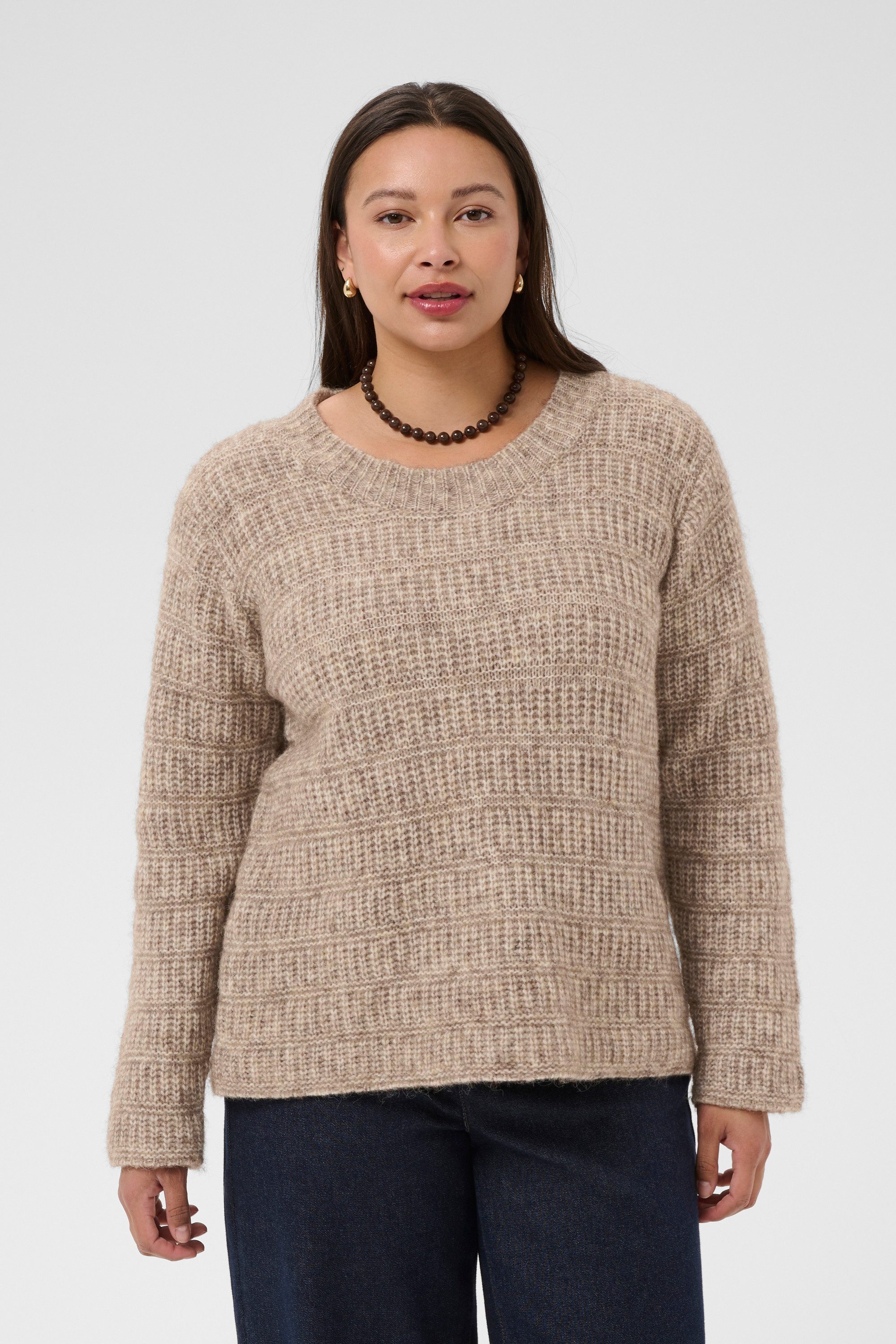 KAFFE Curve Strickpullover Strickpullover KCkikka Große Größen