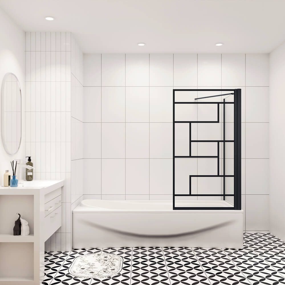 duschspa Badewannenaufsatz NEU 80x70/75/80cm Drehwand Trennwand günstig online kaufen