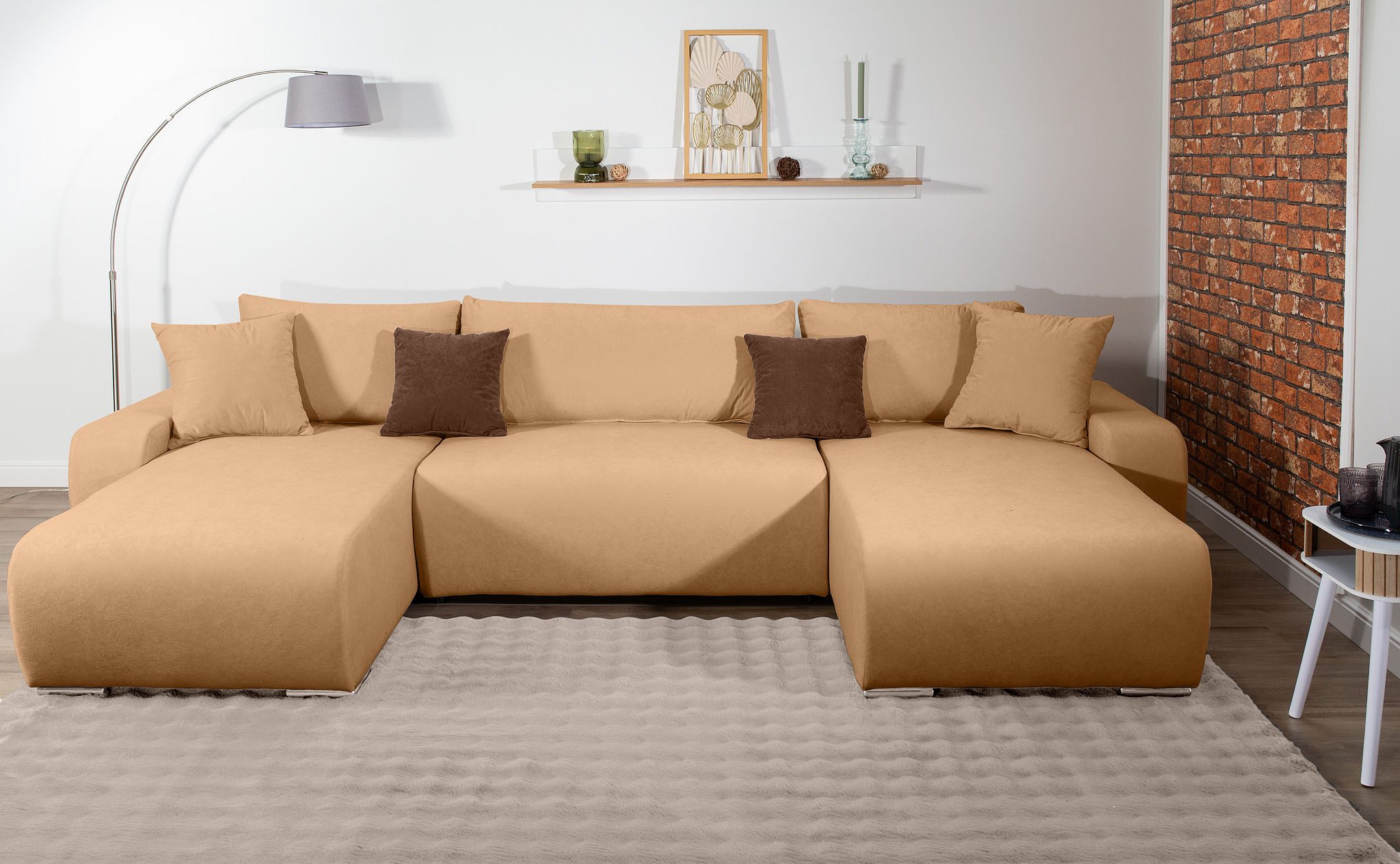 COLLECTION AB Wohnlandschaft Paola U-Form, mit günstig online kaufen