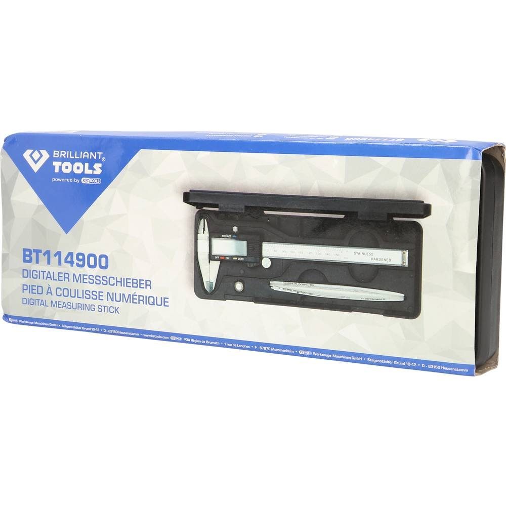 Brilliant Tools Messschieber Digitaler Messschieber BT114900