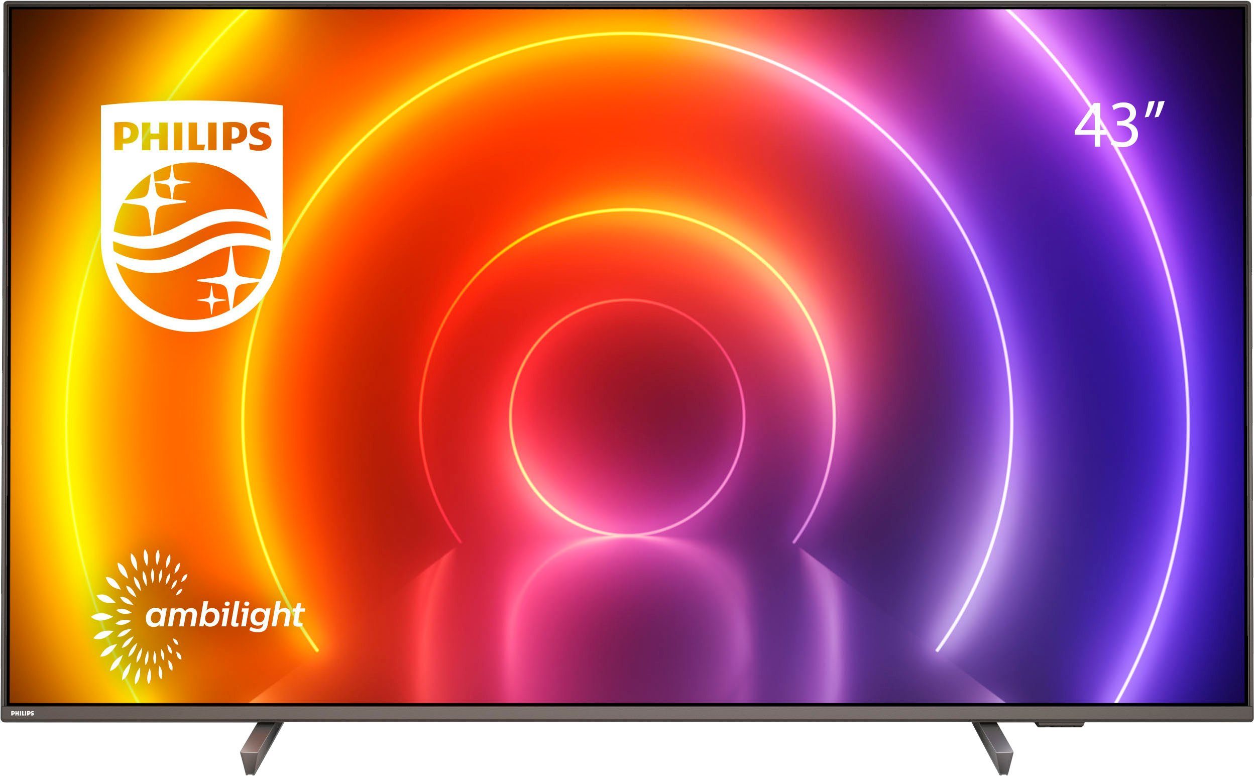 Philips 43PUS8106/12 LED-Fernseher (108 cm/43 Zoll, 4K Ultra HD, Android TV,  Smart-TV, 3-seitiges Ambilght) online kaufen | OTTO