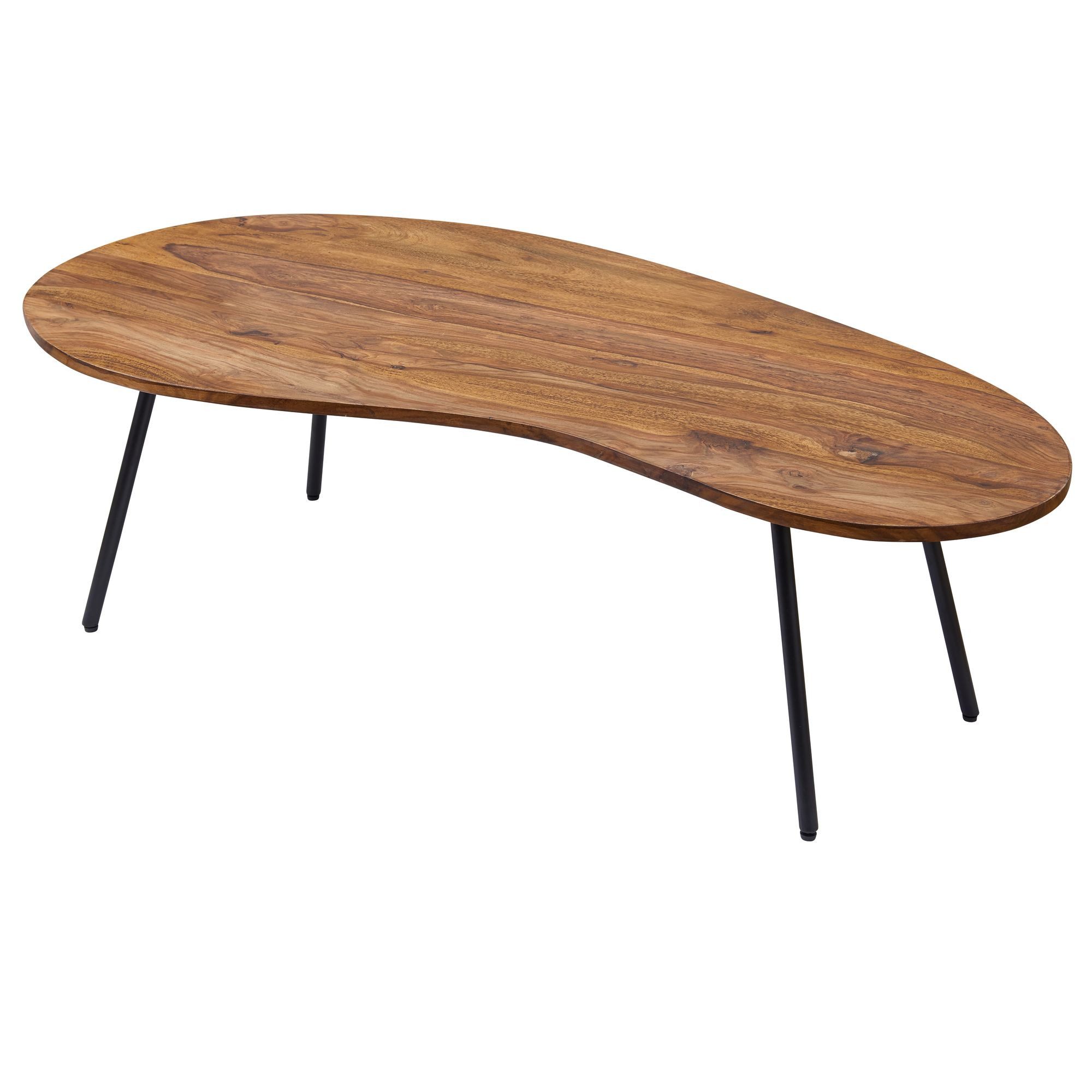 FINEBUY Couchtisch FB50927 (122x36x63 cm Massivholz günstig online kaufen