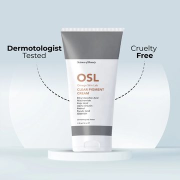OSL Omega Skin Lab Gesichtspflege OSL Clear Pigment Cream Premium Spot Cream mit Kojisäure, Niacinamid