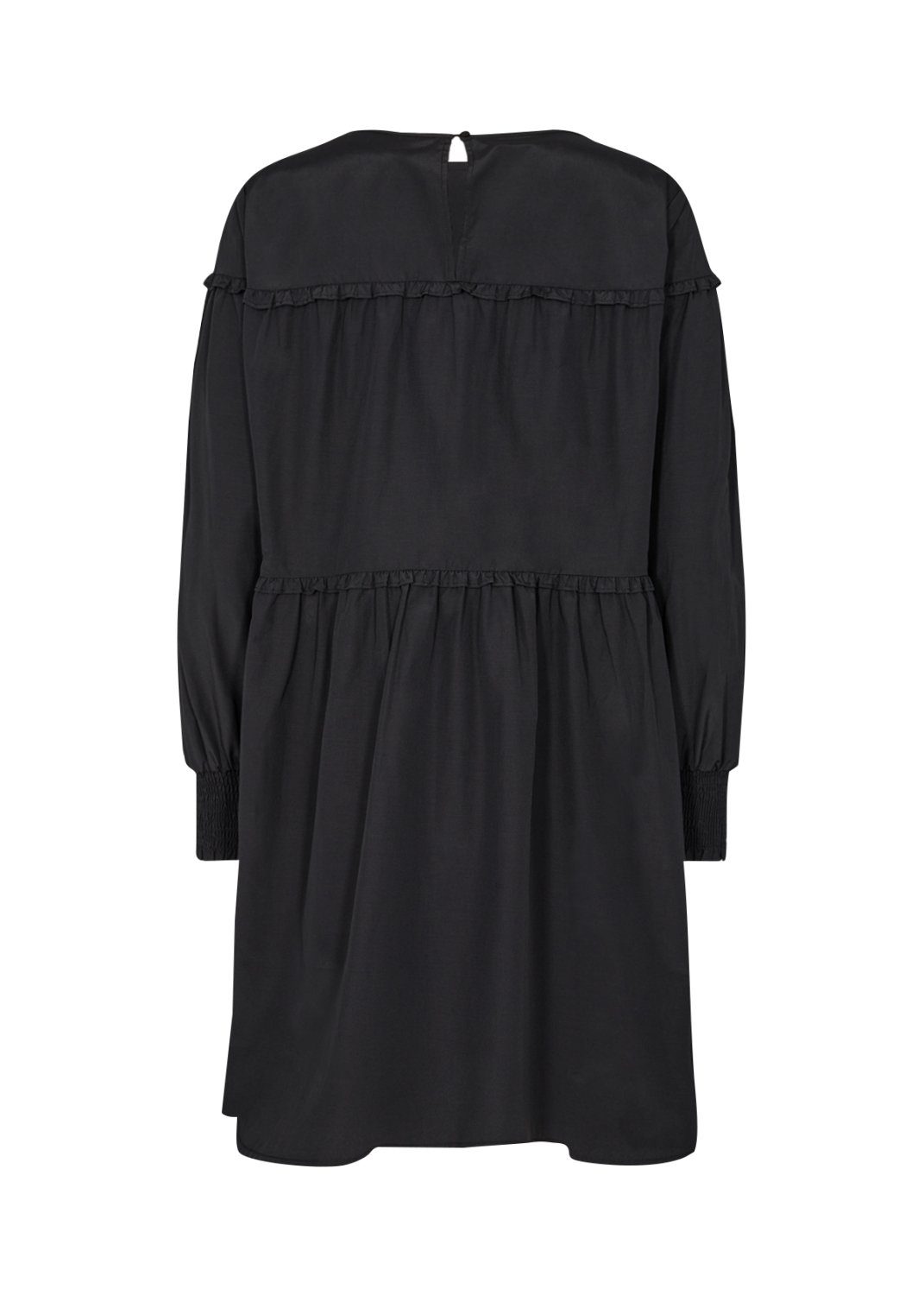soyaconcept Hemdbluse SC-Kleid mit Rüschen schwarz in