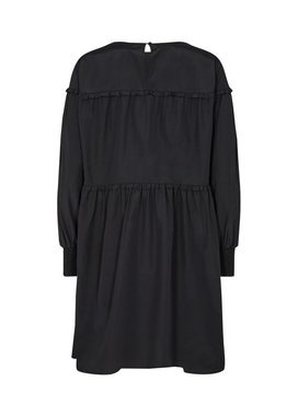 soyaconcept Hemdbluse SC-Kleid mit Rüschen in schwarz