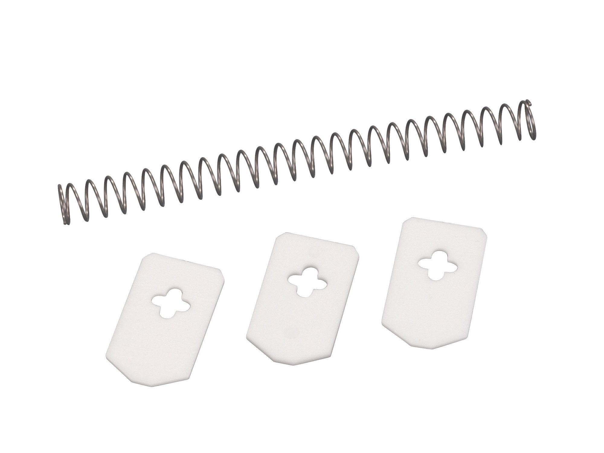 Leifheit Entkerner 3 Abstreifgummis und Feder Cherrymat, Ersatzteil, 3 Abstreifgummis, Ersatzfeder