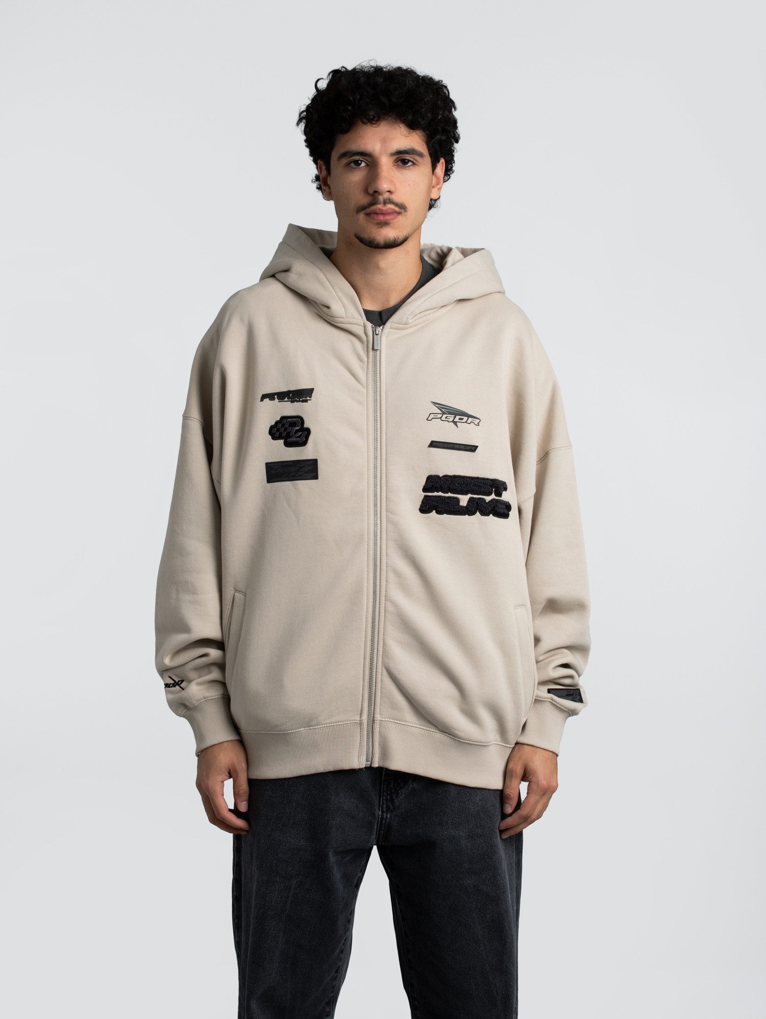 Pegador Kapuzensweatjacke Pegador Hogan Boxy Zip günstig online kaufen