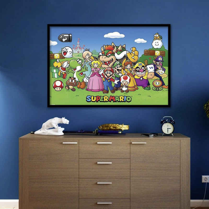 PYRAMID Poster Super Mario Poster Charaktere 91,5 x 61 cm