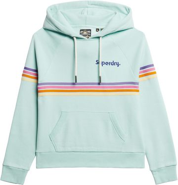 Superdry Kapuzensweatshirt RAINBOW STRIPE LOGO HOODIE