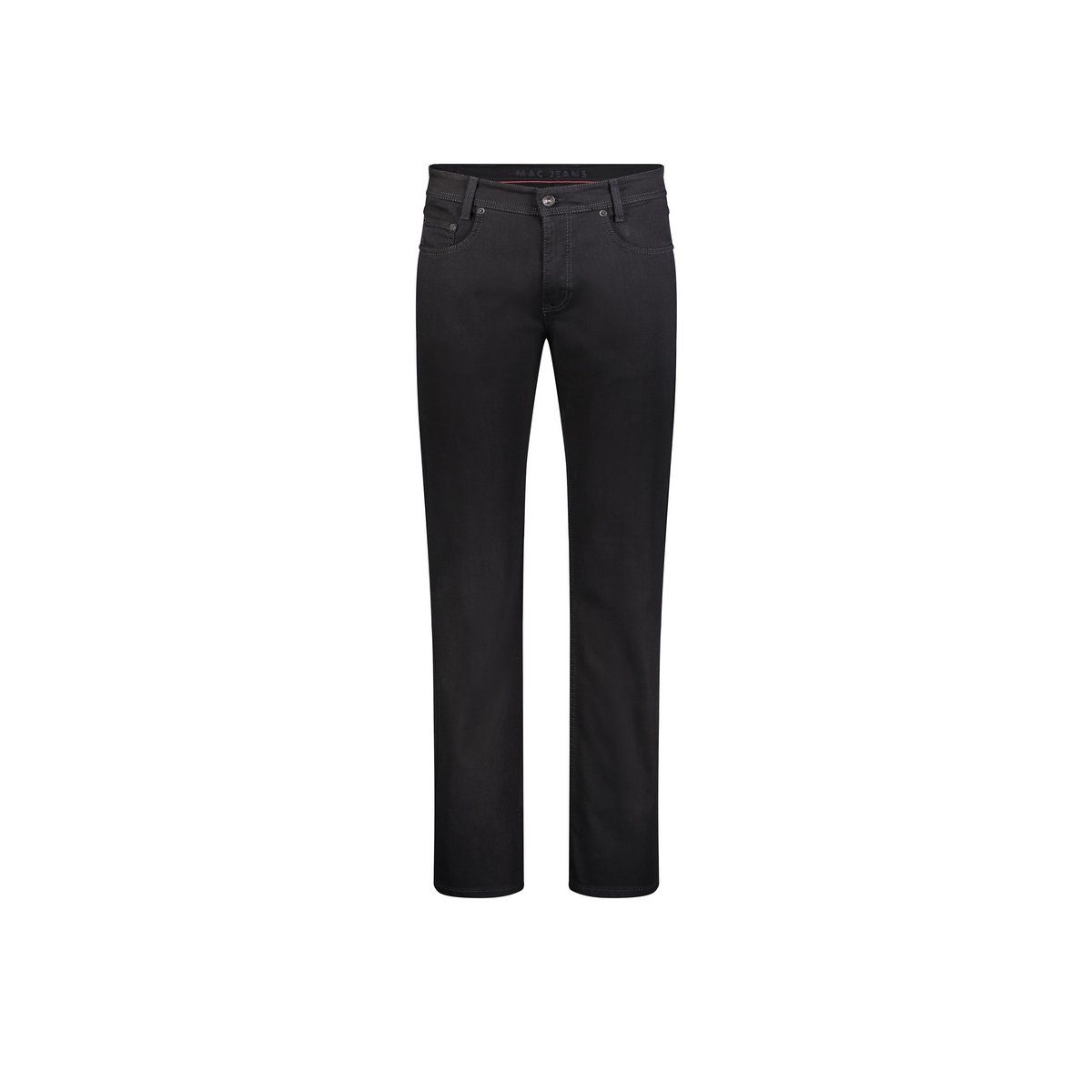 MAC Straight-Jeans (1-tlg) schwarz regular