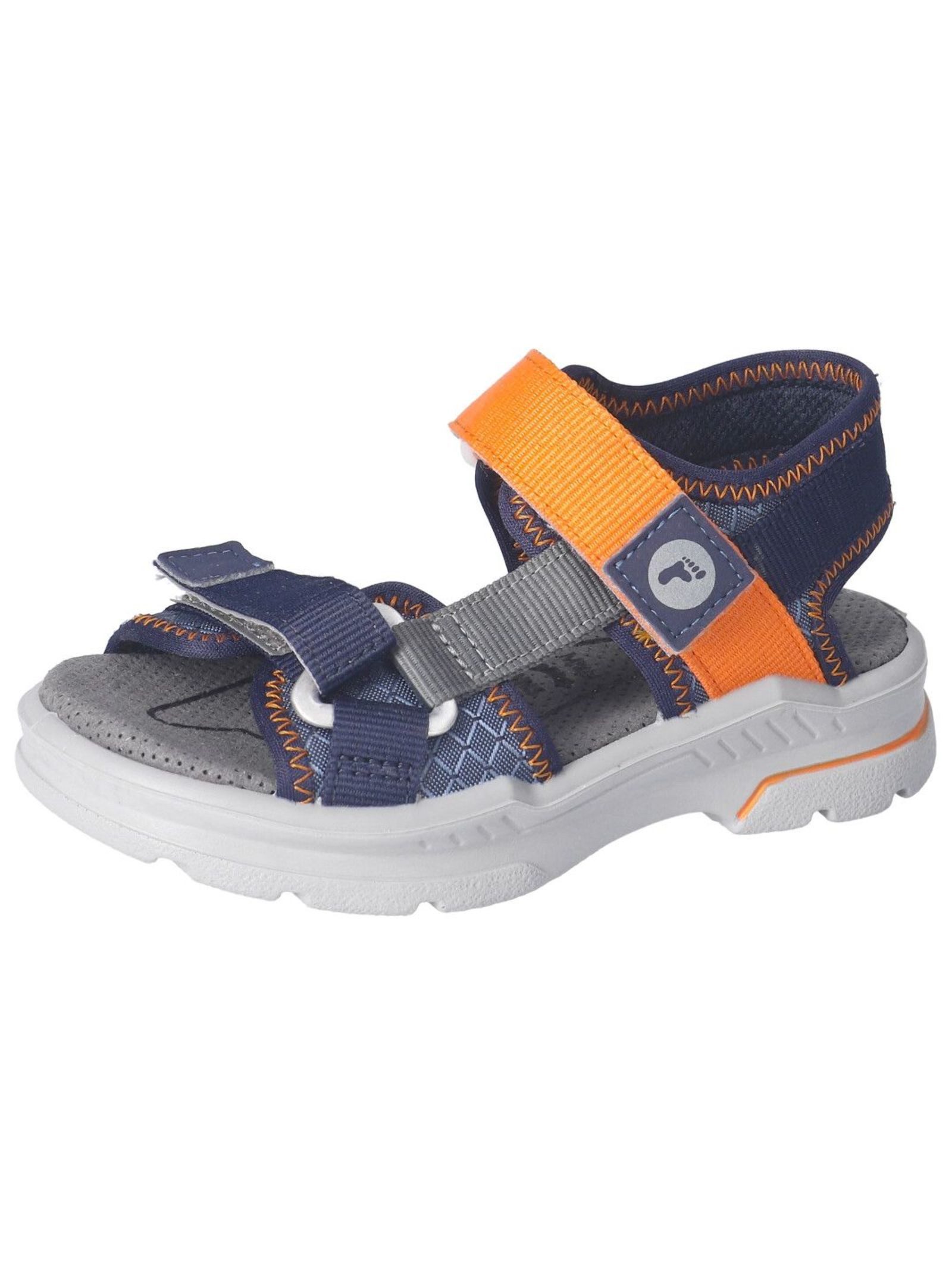 Sandalen Lederimitat/Textil . Riemchensandale